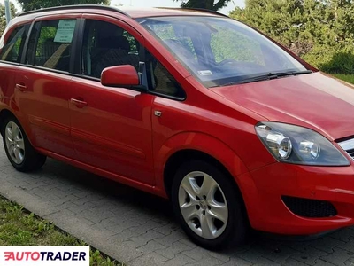 Opel Zafira 1.6 benzyna + LPG 115 KM 2012r.