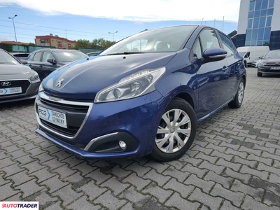 Peugeot 208 1.2 benzyna 82 KM 2017r. (Kraków, Nowy Targ)