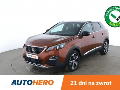 Peugeot 3008 II full LED, półskóra, navi, czujniki i kamera parkowania, klima auto