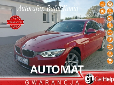 BMW SERIA 4 2.0 D Gran Coupe xDrive Sport 184 KM Navi Xenon Alu Automat Kredyt