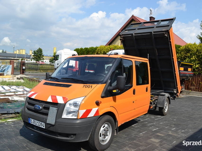 FORD TRANSIT 2.4 128000 km DOKA WYWROTKA KIPER 3.10 m 7 MIEJSC