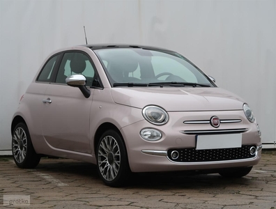 Fiat 500 , Salon Polska, Serwis ASO, VAT 23%, Skóra, Navi, Klima,