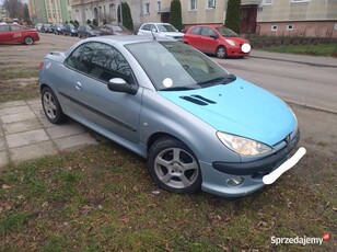 Peugeot 206 CC 1.6 B 2002r Opł 07.2025