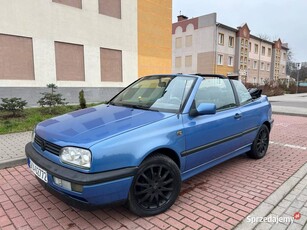 Vw golf cabrio 55kw zadbany ładny zdrowy zapraszam 1994r