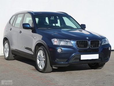 BMW X3 II (F25) , Salon Polska, Serwis ASO, 181 KM, Automat, Skóra, Xenon,