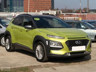 Hyundai Kona , Salon Polska, Automat, Skóra, Navi, Klimatronic, Tempomat,