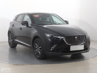 Mazda CX-3 , Salon Polska, Serwis ASO, Automat, VAT 23%, Skóra, Navi,