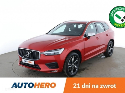 Volvo XC60 II FV23 2.0 D4 R Design AWD Panorama Tempomat Navi Grzane Fotele Head-U