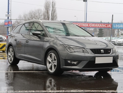 SEAT Leon III , Salon Polska, Serwis ASO, Skóra, Klimatronic, Tempomat,