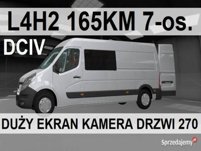 Renault Master L4H2 165KM Brygada 7-osob. Kamera Czujniki...