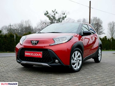 Toyota Aygo 1.0 benzyna 72 KM 2022r. (Goczałkowice-Zdrój)