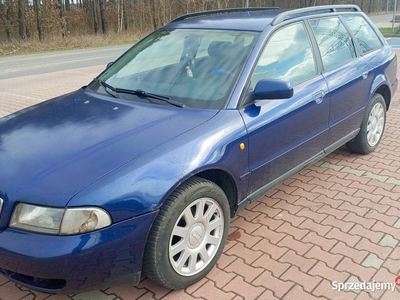 AUDI A4 1.9TDI KLIMA,HAK, OPŁATY SPRAWNY DO JAZDY ALUFELGI PASSAT GOLF B5