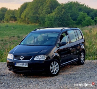 Vw touran 1.9 bkc 7os. klimatronik sprawny zadbany