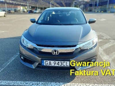 Honda Civic X, 1,5 T, 182 KM, Elegance, Gwarancja, Faktura Vat 23%