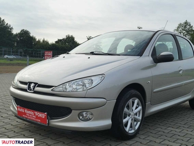 Peugeot 206 1.4 benzyna 75 KM 2006r. (Goczałkowice-Zdrój)