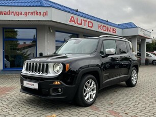 Jeep Renegade 1.6 120 KM LIMITED, Jasny środek,Navi,Tempomat, Gwarancja