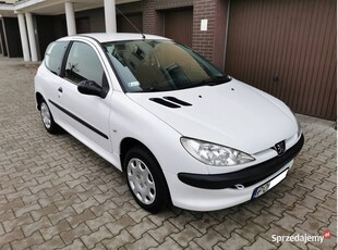 PEUGEOT 206 1,4 HDI 70KM SALON PL 07r. NOWA TYLNA BELKA AKU HAMULCE OPONY