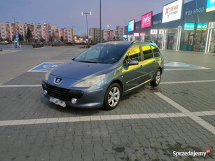 Peugeot 307SW 1.6HDi 2007rok. Niski przebieg.Długie opłaty.Ładny stan.