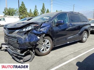 Toyota Sienna 2.0 hybrydowy 2022r. (RANCHO CUCAMONGA)