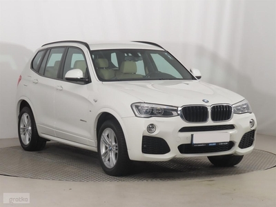 BMW X3 II (F25) , Serwis ASO, 187 KM, Automat, Skóra, Navi, Klimatronic,