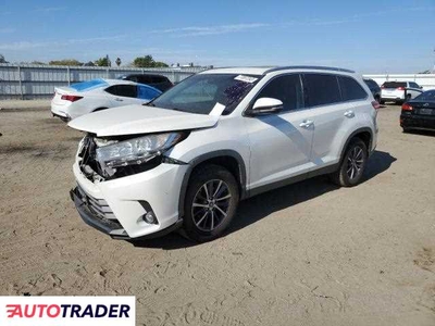 Toyota Highlander 3.0 benzyna 2019r. (BAKERSFIELD)