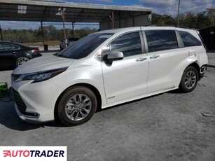 Toyota Sienna 2.0 hybrydowy 2021r. (CARTERSVILLE)