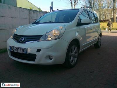 Nissan Note 1.5 90 KM 2010r. (Zielonka)