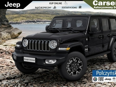 Jeep Wrangler III [JK] Sahara 2.0 Turbo 272 KM ATX 4WD |Black czarny pastelowy|MY23