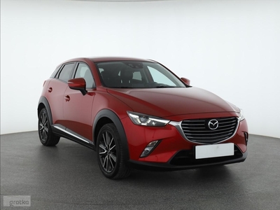 Mazda CX-3 , Salon Polska, Serwis ASO, Automat, Skóra, Klimatronic,