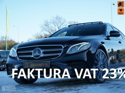 Mercedes-Benz Klasa E FUL LED skóra 4 MATIC zegary DIGITAL kamery AMG panorama acc BLIS ma