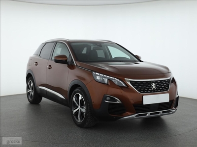 Peugeot 3008 , Salon Polska, Serwis ASO, Automat, VAT 23%, Skóra, Navi,