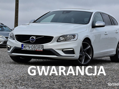 Volvo V60 2,0D3 150KM R-Design Skóra Led szyber Gwarancja I (2010-2018)