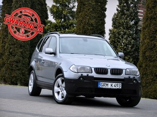 BMW X3 I (E83) 3.0d(218KM)*xDrive*Xenon*Navi*Panorama*Skóry*Reling*2xParkt*Alu18