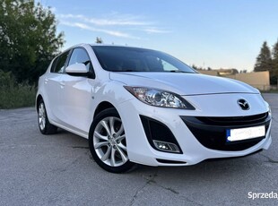 Mazda 3 2011r.,1.6 benzyna, zarejestrowana w PL!! biała perła!!