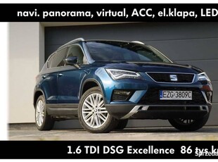 Seat Ateca 1,6TDI DSG, LED, navi,solardach, kam.360, virtual, el.klapa