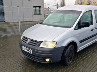 VW CADDY 1.6 Benzyna MPI ( 5-osób ) HAK przeb.240tyś