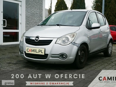 Opel Agila B 1,2 BENZYNA 86KM, Zarejestrowany, Ubezpieczony, do poprawek lak.