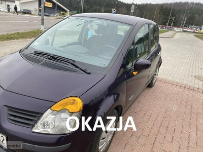 Renault Modus Oszczędny silnik, nowy rozrząd, isofix, wspomaganie kierownicy, ABS