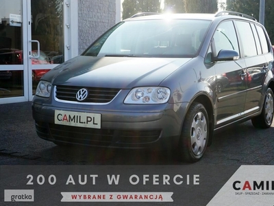 Volkswagen Touran I 1,9TDi 105KM, Pełnosprawny, Zarejestrowany, Ubezpieczony,