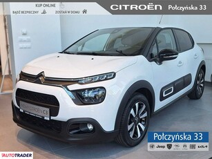 Citroen C3 1.2 benzyna 83 KM 2024r. (Warszawa)