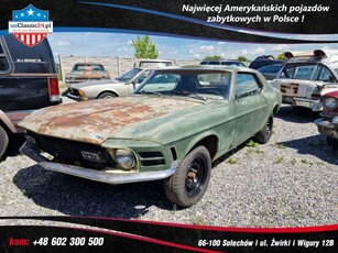 Ford Mustang Coupe 1970 V8 302cu zielony do odnowienia SUPER CENA !