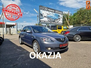 Mazda 3 I 1.6 Benzyna 105 KM, Alufelgi, Klimatyzacja, Isofix, USB, AUX, Metali