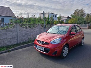 Nissan Micra 1.2 benzyna 80 KM 2015r. (grabów)