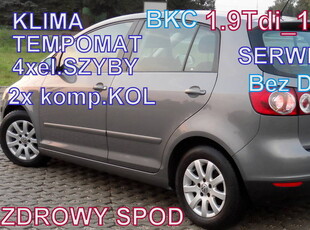 VOLKSWAGEN golf plus 1.9tdi_105km REZERWACJA _tempomat_2x komplet kół