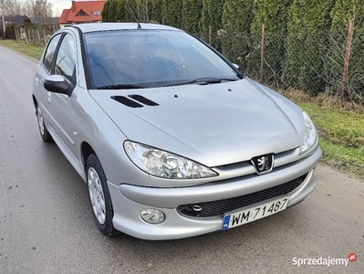 Peugeot 206 1.4 LPG 2007 klimatyzacja, niski przebieg