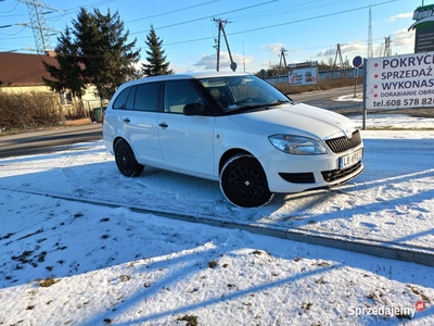 Skoda Fabia 1,6TD, 2014, zadbana z małym przebiegiem