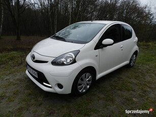 Toyota Aygo 5drzwi Klima SERWIS 1właściciel Zarejestrowana mała tania