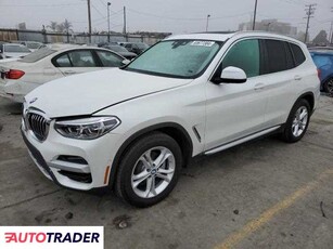 BMW X3 2.0 benzyna 2021r. (LOS ANGELES)