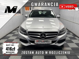 Mercedes-Benz Klasa C W205 1.6 Benzyna, nawigacja, led, kamera, skóra, GWARANCJA