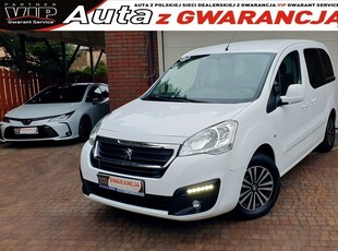 Peugeot Partner II Tylko 77 tys km. 1.6 HDI 100 KM, SALON PL,I WŁ,Tempomat F.vat23%,